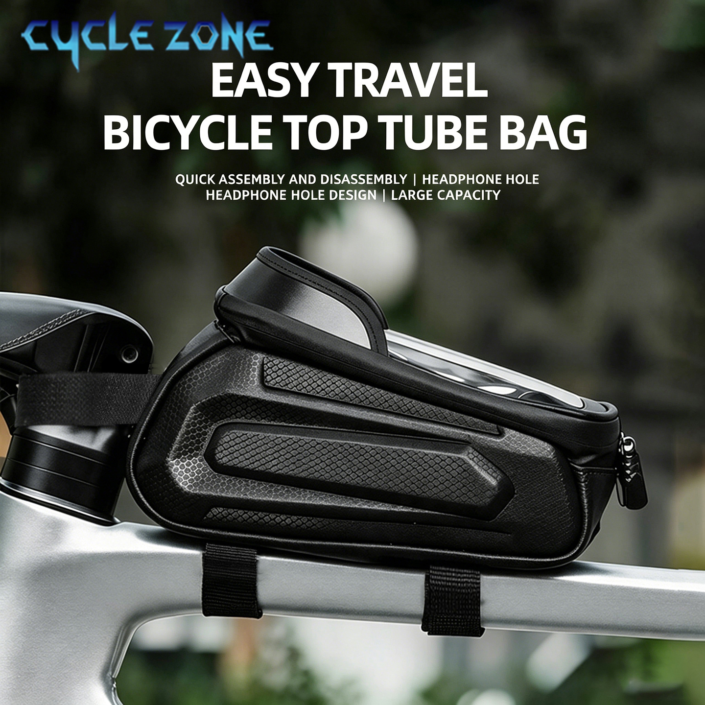 Phone Zone Accessories & Repair Lake Charles Reviews - Bike Top Tube Bag Bicycle Frame