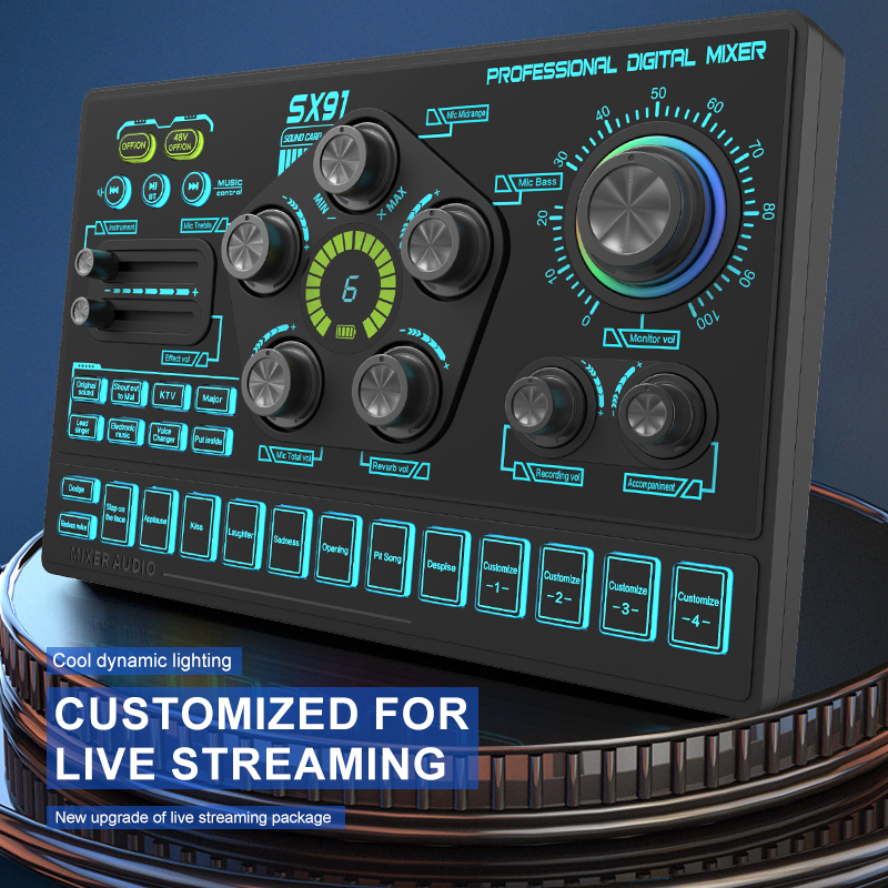SX91 48V Audio Mixer with Voic - Gaming Controller Phone recensione e prezzo