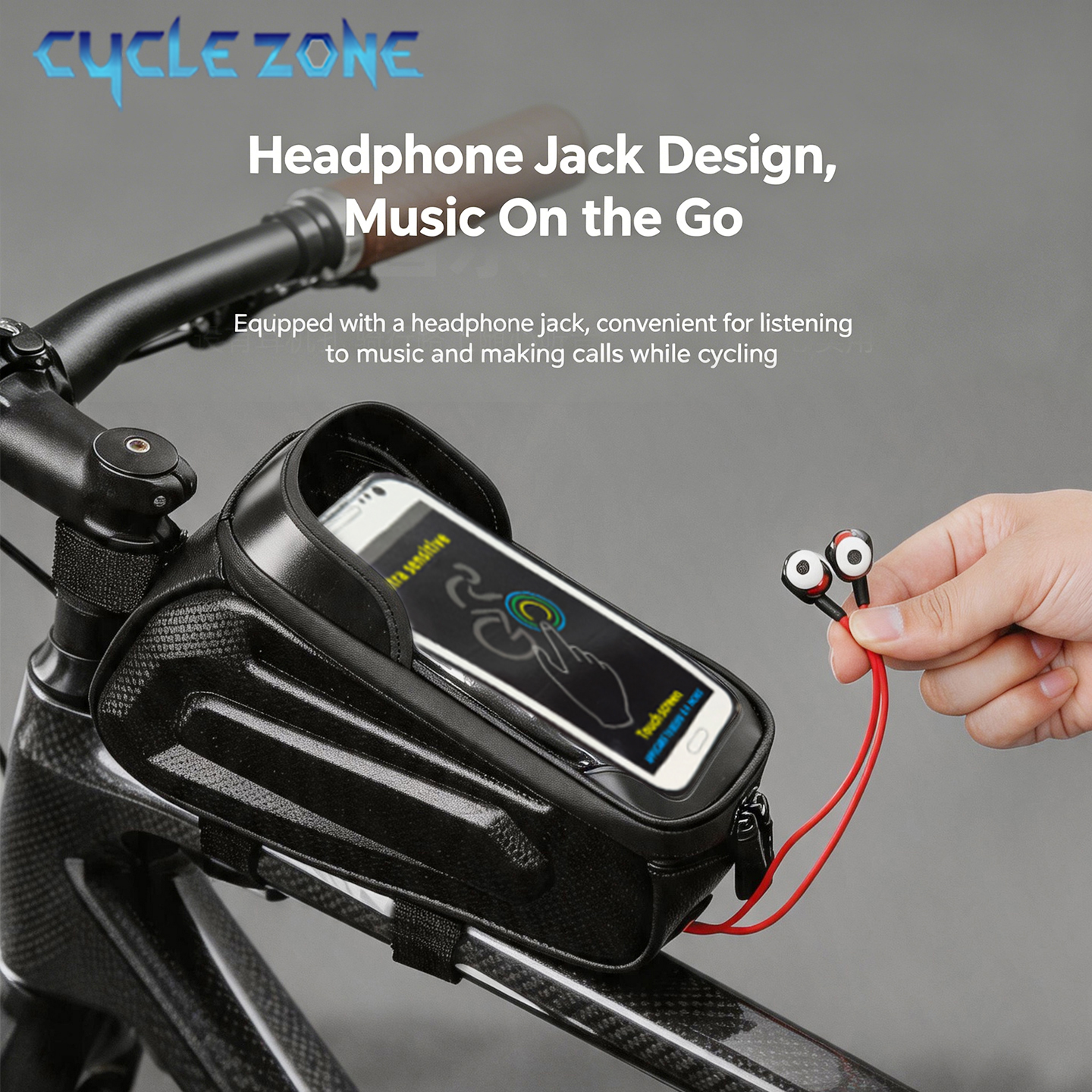Bike Top Tube Bag Bicycle Fram - Phone Zone Accessories & Repair Lake Charles Reviews recensione e prezzo